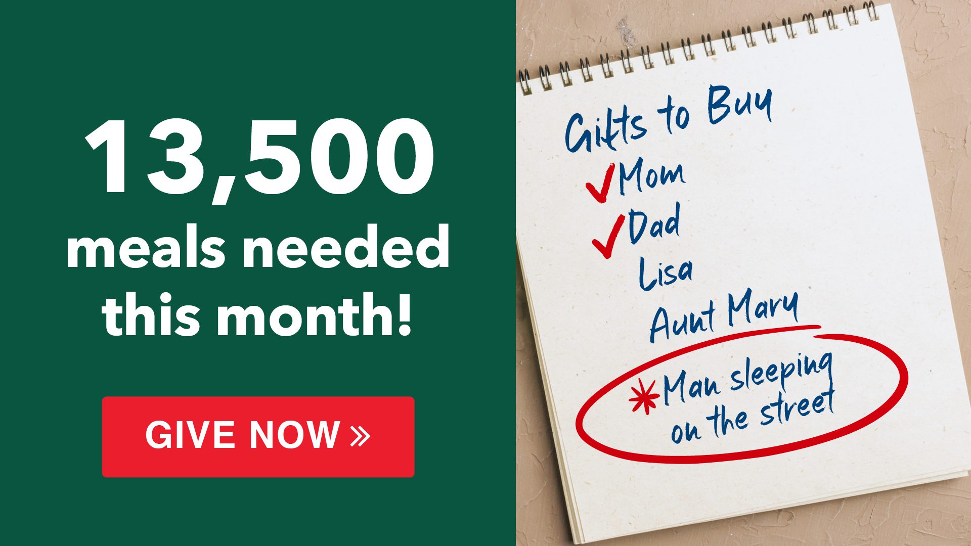 Christmas Meals Needed